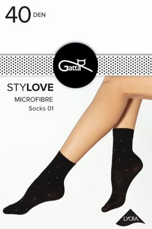 Gatta Stylove 01 40 DEN Wyr�b po�czoszniczy skarpetki, nero