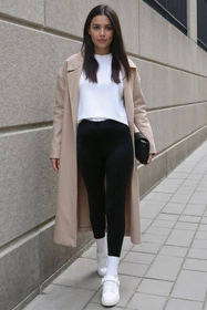 Vivisence 8501 Legginsy klasyczne, czarny