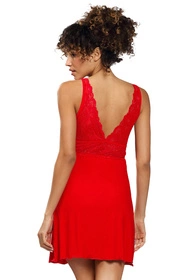 Dkaren Belinda Nocna koszulka, czerwony