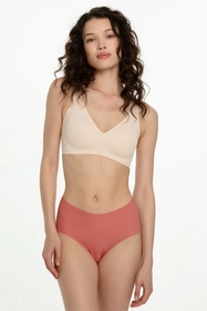 Julimex Mousse Maxi Majtki wysokie figi, koralowy