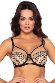 Ava 2060 Retro Biustonosz półusztywniany, beige