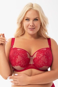 Gorsenia K888 Poesia Biustonosz miękki, czerwony