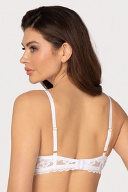 Róża Gizela Biustonosz miękki, biały