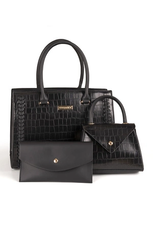 Vivisence T0011 Torebka do ręki, czarny