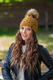 Vivisence 7033 Nakrycie głowy czapka, żółty