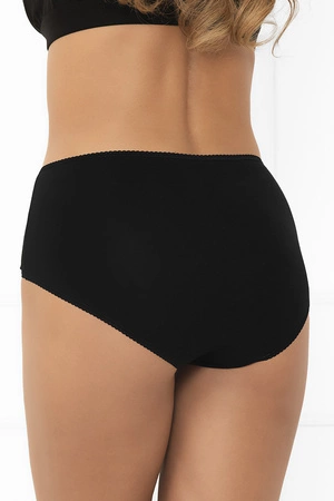 Italian Fashion Libra maxi Majtki wysokie figi, czarny