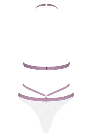 Obsessive Lilyanne teddy Body sexy, biały