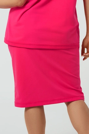 Italian Fashion Stella midi Spódnica dresowa, fuksja