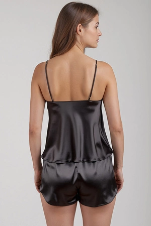 Vivisence 2053 Nocna komplet top + szorty, czarny