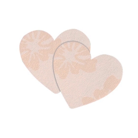 Julimex PS-04 lekkie osłonki na brodawki serca Akcesoria do biustonosza osłonki, beż