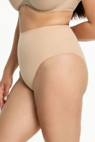 Julimex 471 Seamless Panty Maxi Majtki figi modelujące, beżowy
