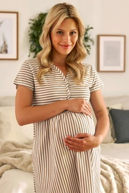 Doctor Nap TCB.9928 Nocna koszula, stripes