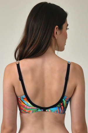 Vivisence 3231 Kostium kąpielowy biustonosz usztywniany, pomarańczowo-zielony