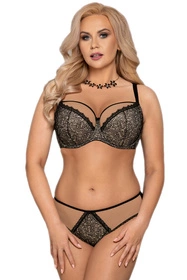 Vena VF-323 Majtki figi, beż-czarny