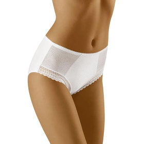 Wol-Bar Roma Majtki wysokie figi, biały