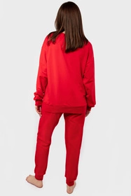 Dkaren DK-K-B2 Komplet bluza+spodnie, czerwony