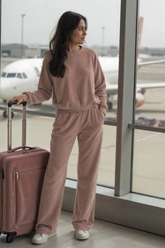 Vivisence 9206kmpl Komplet bluza+spodnie, beżowy