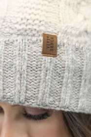 Vivisence 70101 Nakrycie głowy czapka, jasnoszary