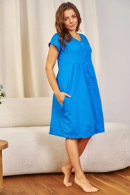 Doctor Nap TCB.9600 Nocna koszula, ocean blue