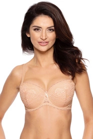 Gorteks Nella/B4 Biustonosz usztywniany, pudrowy róż