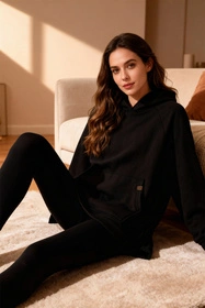 Vivisence 9006 Bluza nierozpinana, czarny