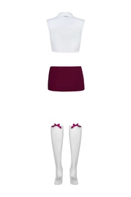 Obsessive Student Nocna sexy kostium, biały