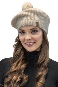 Vivisence 7074 Nakrycie głowy beret, beżowy