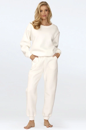 Dkaren Rehema-Bl Bluza nierozpinana, ecru