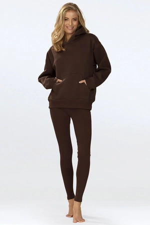 Dkaren Oseye-Kpl Komplet legginsy + bluza, czekolada