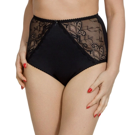 Mitex Aga Majtki wysokie figi, czarny