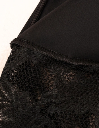 Wol-Bar Preciosa Majtki figi modelujące, czarny