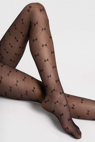 Fiore Ribbon 20 DEN G6119 Wyrób pończoszniczy rajstopy, black