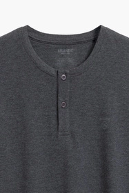 Atlantic NMP-375 Nocna piżama, szary melanż/granat/czerwony