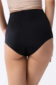 Julimex Amber Maxi High Majtki wysokie figi, czarny