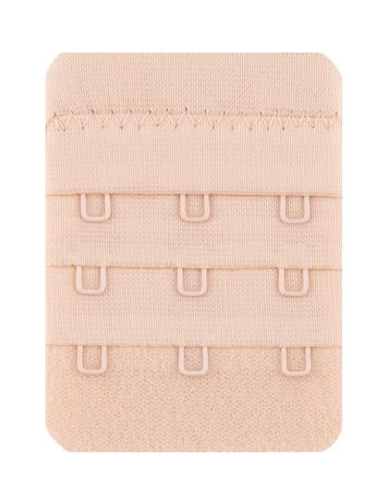 Julimex BA-03 3-rzędowy Akcesoria do biustonosza przedłużacz obwodu, beż