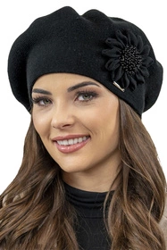 Vivisence 7048 Nakrycie głowy beret, czarny