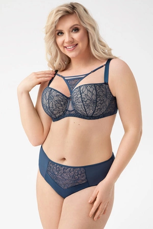 Gorsenia K737 Trish Biustonosz balkonetka, niebieski