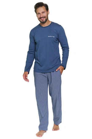 Doctor Nap PMB.7522 Nocna piżama, denim blue