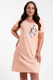 Italian Fashion Arietta kr.r. Nocna koszula, łosoś