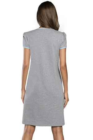 Italian Fashion Carlina kr.r. Nocna koszula, melanż/niebieski