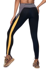 Reviver L9024/0 Legginsy fitness, czarno-szary