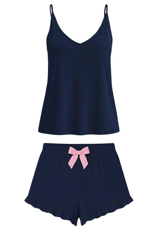 Vivisence 2044 Nocna komplet top + szorty, granatowy