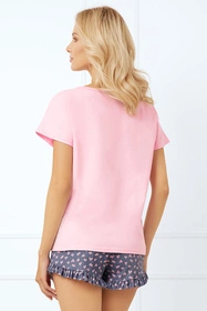 Italian Fashion Lotte kr.r. kr.sp Nocna piżama, róż/druk