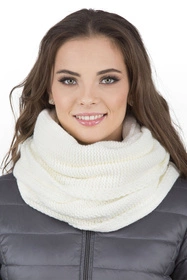 Vivisence 7014 Kmpl+R Komplet czapka+komin+rękawiczki, ecru