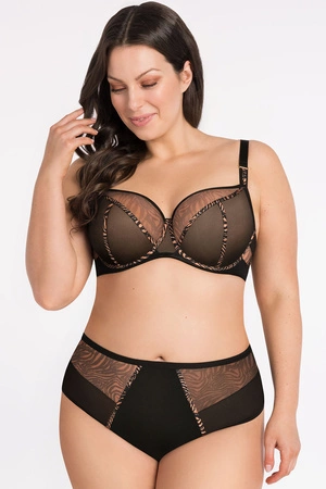 Gorsenia K879 Gisel Biustonosz miękki, czarny