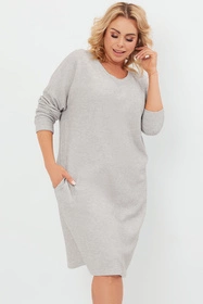 Italian Fashion Avira tunika dł.r. Sukienka homewear, j.melanż