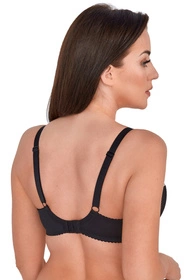 Gaia 1211 Kim Biustonosz półusztywniany, czarno-beżowy