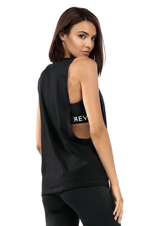 Reviver F5524 Koszulka bez rękawów, czarny