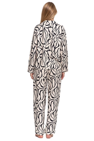 Moraj PDD5800-007 Nocna piżama, patt 1-ecru