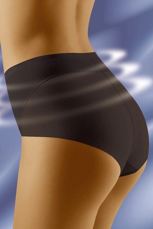 Wol-Bar Eco-Ah Majtki wysokie figi, czarny